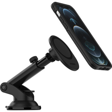 Otterbox 78-80446 Car Dash & Windshield Mount for MagSafe Black-,Adjustable Mount,Strong Magnetic Alignment,Holds phone Securely, 2 Years Warranty - Image 1