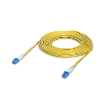 Ubiquiti UACC-OFC-S2-LULU-15M OS2 Duplex LC UPC Fiber Patch Cable, Length 15M, Lightweight Fiber Patch Cable For Up To 100G Connections, - Image 1