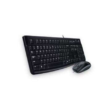 Logitech 920-002586 MK120 Keyboard & Mouse Combo Quiet typing and Spill resistant High-definition optical tracking Thin profile 3yr wty - Image 1