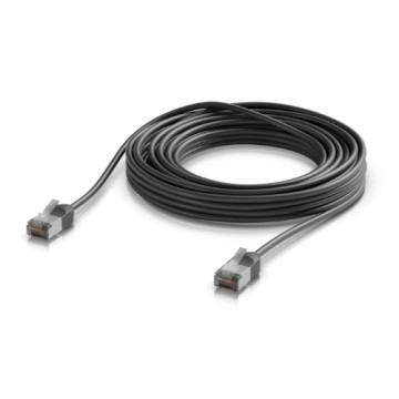 Ubiquiti UACC-CABLE-PATCH-OUTDOOR-C6A-8M-BK UniFi Premium Patch Cable Outdoor, 8M,Black,Ultra-Thin, Rugged, Shielded Patch, Optimized, Perform Harshest Environments ,10 GbE Networking. - Image 1