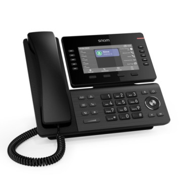 Snom D815WB IP Phone, 5.5' IPS Color Display, 12 SIP Accounts, HD Audio, Wi-Fi & Bluetooth, USB & PoE, Linux - Image 1
