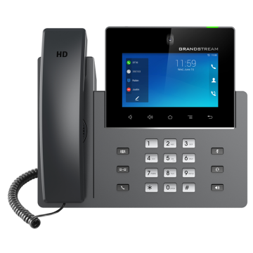 Grandstream GXV3450 16 Line Android IP Phone, 16 SIP Accounts, 1280 x 800 Colour Touch Screen, 2MB Camera, Built In Bluetooth+WiFi, Powerable Via POE - Image 1
