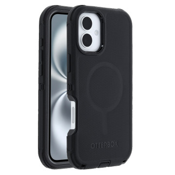 Otterbox 77-95961 Defender MagSafe Apple iPhone 16 (6.1') Case Black - , DROP+ 7X Military Standard,Tri-Layer,Port Covers, 7 Years Warranty - Image 1