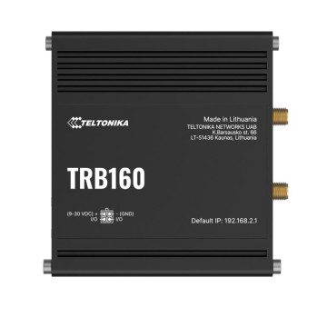 Teltonika TRB160100200 TRB160 4G LTE CAT 6 IoT Gateway, Ultra-Small, Lightweight, Energy-Efficient, Cellular Speeds of up to 300 Mbps, USB Type-C, PSU included - Image 1