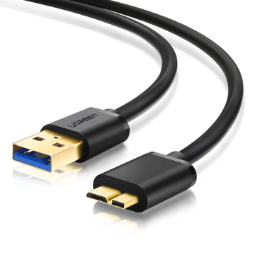 UGREEN 6957303818433 10843 USB 3.0 A male to Micro B 3.0 male cable 2M - Image 1
