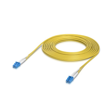 Ubiquiti UACC-OFC-S2-LULU-10M OS2 Duplex LC UPC Fiber Patch Cable, Length 10M, Lightweight Fiber Patch Cable For Up To 100G Connections, - Image 1