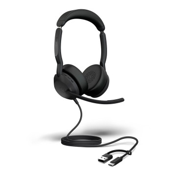Jabra 25089-999-799 CORDED EVOLVE2 50 MS STEREO ANC HEADSET, USB-C/A WITH BLUETOOTH (REQ USB CONNECTION)