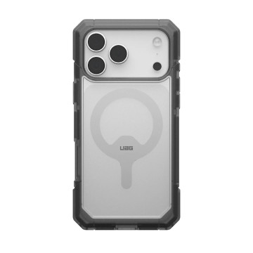 UAG 114521114G31 Trooper MagSafe Apple iPhone 18 Pro / iPhone 17 Pro (6.3') Rugged Case - Clear/Ash , 30 ft. Drop Protection, 10 Years Warranty - Image 1