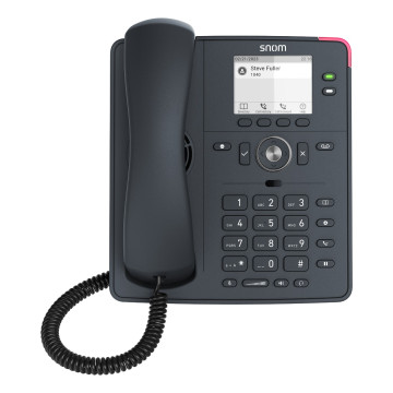 Snom D140 DeskTelephone, PoE, HD Audio, Cost-effective, 2 SIP Identities, Low Power Consumption (PoE) - Image 1