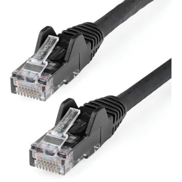 StarTech N6LPATCH10MBK 10M BLACK CAT6 UTP SNAGLESS PATCH CABLE - LSZH - Image 1
