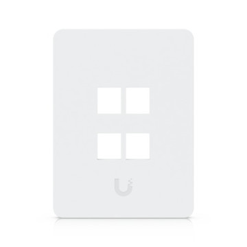 Ubiquiti UACC-WP-KEYSTONE-V-4P Universal Paintable Keystone Wall Plate, 4-Pack, Universal Keystone Wall Plate, Paintable Cover For Clean, Customizable Finish. - Image 1