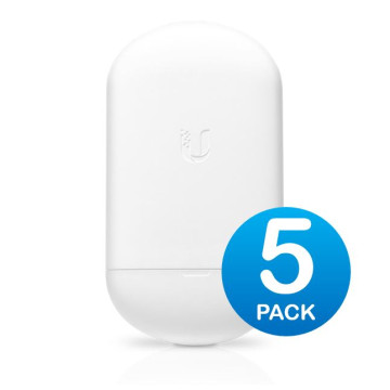 Ubiquiti LOCO5AC-5 NanoStationAC - 5GHz airMax AC Radio - 5 Pack，450+ Mbps Throughput, - Image 1