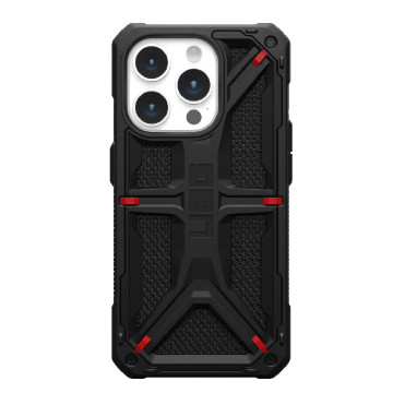 UAG 114278113940 Monarch Kevlar Apple iPhone 15 Pro (6.1') Rugged Case - Kevlar Black,20ft. Drop Protection(6M),5 Layers Protection,10 Years Warranty - Image 1