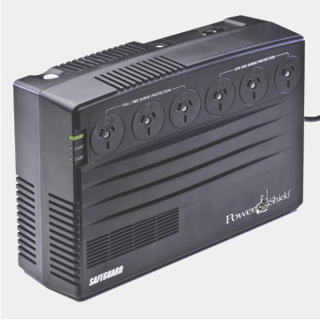 PowerShield PSG750 SafeGuard 750VA/450W Line Interactive UPS, AVR, surge protection, 6 AUS sockets, wall mountable, 2-year warranty - Image 1