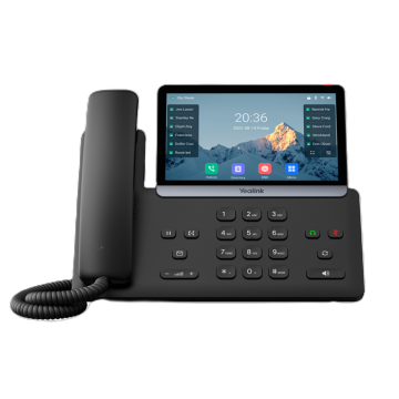 Yealink SIP-T77U (SBC READY) IP Phone, 7' Touchscreen, 16 SIP Accounts, Dual USB, HD Voice, PoE, Linux 6.1, TEE Encryption - Image 1