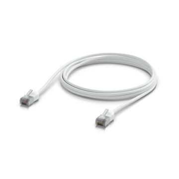 Ubiquiti UACC-CABLE-PATCH-OUTDOOR-C6A-2M-W UniFi Premium Patch Cable Outdoor, 2M, White, Ultra-thin, Rugged, Shielded Patch, Designed &Optimized, For 10 GbE Networking. - Image 1