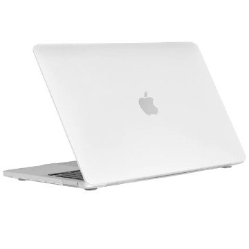 USP ACMB133P Apple MacBook Pro (13.3') Hardshell Glassy Matte Case - Clear, Scratch Resistant, Lightweight, Anti-Slip Design, 5 Years Warranty - Image 1