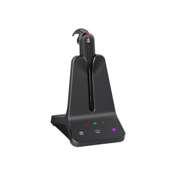 Yealink WH63-E2-MS WH63 E2 Convertible DECT Wireless Teams Headset 8 hours talk time185m Wireless range Dual microphone Multi-device Connectivity - Image 1
