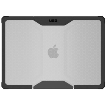UAG 134414114340 Plyo Apple MacBook Air (15') (M5/M4/M3/M2) Rugged Case - Ice/Black , DROP+ Military Standard, Armor Shell, 10 Years Warranty - Image 1