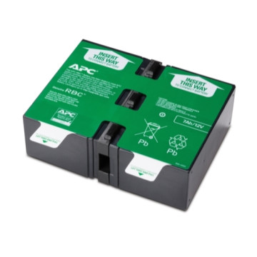 APC APCRBC123 Replacement Battery Cartridge, VRLA battery, 7Ah, 24VDC, 2-year warranty - Image 1