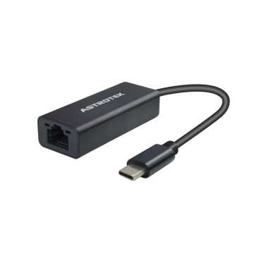 Astrotek AT-USBCRJ45-MF USB-C to RJ45 Gigabit LAN Network Ethernet Adapter 15cm Cable Male to Female for HP Lenovo Asus iPad Pro Macbook Air MS Surface Dell XPS - Image 1