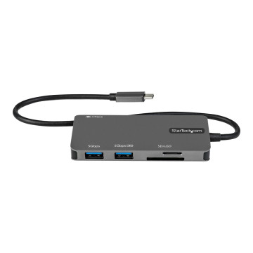 StarTech DKT30CHSDPD USB-C MULTIPORT ADAPTER, 4K HDMI, PD, SD, USB, 3YR - Image 1