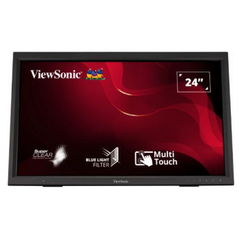 ViewSonic TD2423 24' IR 10 Point Touch Advanced Ergonomics, Magnetic Pen Holder, 40 degrees Tilt, 7H Hardness VESA 100, Glove, Multi OS Touch Monitor - Image 1