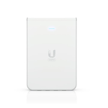 Ubiquiti U6-IW UniFi Wi-Fi 6 In-Wall Wall-mounted Access Point with a Built-in PoE Switch,115 m² Coverage - Image 1