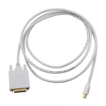UGREEN 6957303814435 10443 Mini DP to DVI24+1 cable 1.5M-White - Image 1