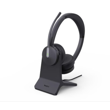 Yealink BH70-D-CH-MS-C/A BH70 Bluetooth Wireless Dual Headset with Stand Teams USB-C/A, 3 mic noise cancellation Talk time up to 35h BT51 C Dongle with Type A Adapter - Image 1
