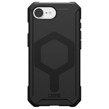 UAG 114496114040 Essential Armor MagSafe Apple iPhone 17e / iPhone 16e (6.1') Rugged Case - Black ,15 Ft. Drop Protection, 10 Years Warranty - Image 1