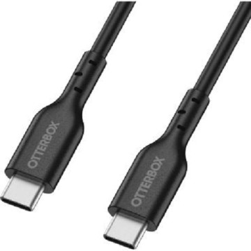 Otterbox 78-81356 USB-C to USB-C (2.0) PD Fast Charge Cable (1M) -Black,3 AMPS (60W),Samsung Galaxy,Apple iPhone,iPad, Etc, 2 Years Warranty - Image 1