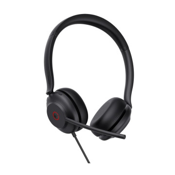 Yealink UH35-D-MS-C/A (UH35) WIRED MS STEREO HEADSET,NOISE CANCELLING MIC,C/A ADAPTER -PROJECT BASE ONLY - Image 1