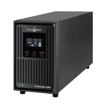 PowerShield PSCM2000 Commander 2000VA/1800W - 10Amp, Line Interactive Pure Sine Wave Tower UPS with AVR, 2 AUS sockets, 10A, C13 x 3, 2-year warranty - Image 1