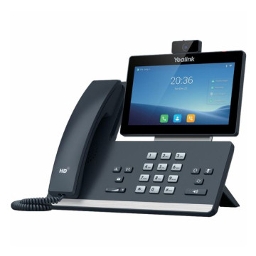 Yealink SIP-T58W-C T58W-C 16 Line IP HD Android Phone with HD Camera, 7' colour touch screen, HD voice, Dual Gig Ports, Built-in Bluetooth& Wifi, USB 2.0 *LS - Image 1