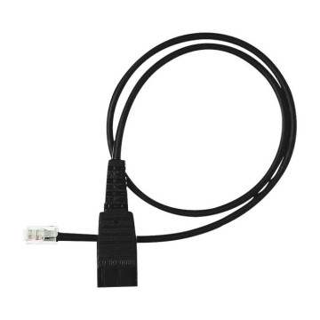 Yealink QD-RJ9-CORD , QD to RJ Cord for YHS36/YHS34/YHS34 Lite, Quick Disconnect (QD) to RJ9 converter for YHS34, YHS34 Lite, and YHS36 - Image 1