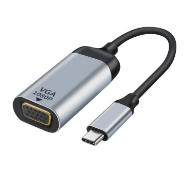 Astrotek AT-USBCVGA-MF15 USB-C to VGA Male to Female Adapter 15cm cable support 1080P@60Hz QWXGA WUXGA UXGA for iPad Pro Macbook Air Samsung Galaxy MS Surface Dell XP - Image 1