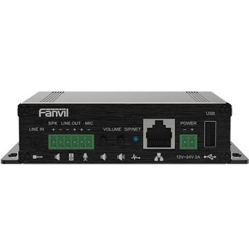 Fanvil PA3 Video Intercom & Paging Gateway, 2 SIP Lines, 1 Speaker interface and 1 microphone interface, Support USB or TF Card, Support POE - Image 1