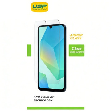 USP SPPSAMA17 Samsung Galaxy A17 5G/ A16 5G/ A26 5G (6.7') Armor Glass Screen Protector - 9H Hardness, Scratch-Resistance, 5 Years Warranty - Image 1