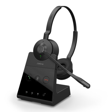 Jabra 9659-553-117 Engage 65 SE Stereo wireless headsets Up to 150 meters DECT wireless range, Talk-time Up to 13 hours, Busylight Advanced noise cancel - Image 1