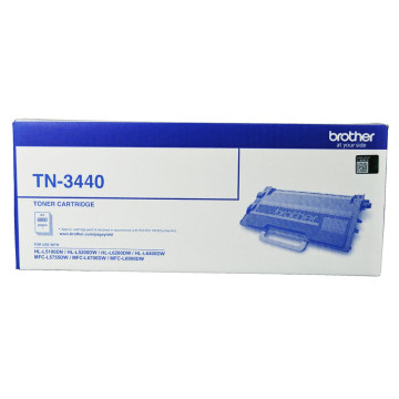 Brother TN-3440 Mono Laser Toner - High Yield- HL-L5100DN, L5200DW, L6200DW, L6400DW & MFC-L5755DW, L6700DW, L6900DW up to 8000 pages - Image 1