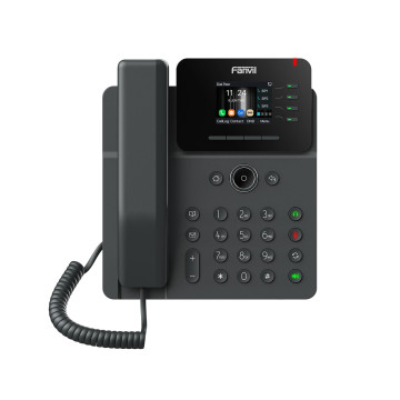 Fanvil V61W Prime Business Phone 2.4-inch color screen, HD audio, HAC, Wi-Fi. Bluetooth, PoE Support 6-way Audio conference, EHS - Image 1
