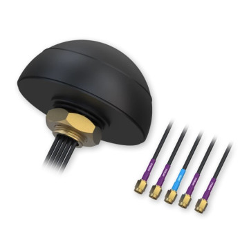 Teltonika PR1KCL28 Combo Quad Mobile/GNSS Roof SMA Antenna - Image 1