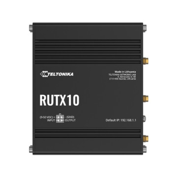 Teltonika RUTX10000400 RUTX10 Professional Ethernet Router, Industrial Ethernet Router/VPN/Firewall (NO-LTE) with Dual Band WiFi 5 802.11ac, PSU included - Image 1