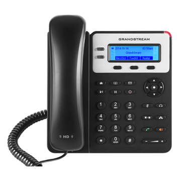 Grandstream GXP1620 2 Line Basic IP Phone, 2 SIP Accounts, 132x48 Backlit Graphical LCD Display, HD Audio - Image 1