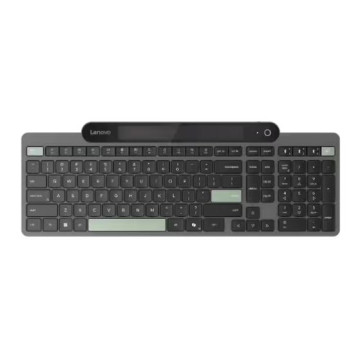 Lenovo 4Y41R69489 Self-Charging Bluetooth Keyboard-US English Bluetooth 5.1 USB-C Uses fast-charging Free from Batteries Three-Device Cycling 108 Keys 3yr WTY - Image 1
