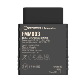 Teltonika FMM0037FAU01 FMM003 LTE CAT M1 Tracker with Advanced OBD OEM Data Reading for Global Coverage - Image 1
