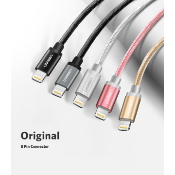 UGREEN 6957303835898 30589 Lightning to USB2.0 Sync & Charging Cable 2M Gold - Image 1