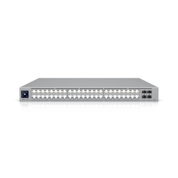 Ubiquiti USW-PRO-XG-48-POE Pro XG 48 PoE, Professional-grade, 48-port Layer 3 Etherlighting, PoE+++ Switch, (32) 10 GbE, (16) 2.5 GbE PoE, (4) 25G SFP28 Ports - Image 1