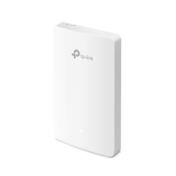 TP-LINK EAP615-WALL OMADA AX1800 WI-FI 6 DUAL-BAND WALL PLATE ACCESS POINT, GbE(4), POE, 5YR - Image 1